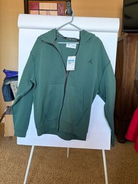 Jordan Men's Full-Zip Hoodie Jacket in Green